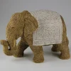 Dekofigur "Elefant" in Hellbraun - (B)17 x (H)12 cm