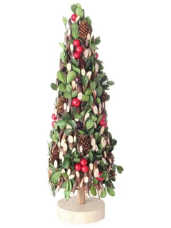 Dekofigur "Eloise" in Grün/ Rot - (H)38 cm