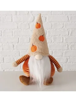 Dekofigur "Elvin" in Beige/ Orange - (H)35 cm