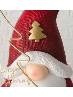 Dekofigur "Georg" in Rot/ Weiß - (H)40 cm