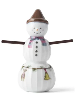 Dekofigur ''Hammershøi Christmas'' in Weiß - (H)9 cm