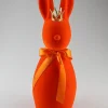 Dekofigur ''Hase'' in Orange - (H)68 x Ø 20 cm