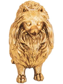 Dekofigur in Gold - (B)23 x (H)18 x (T)10 cm