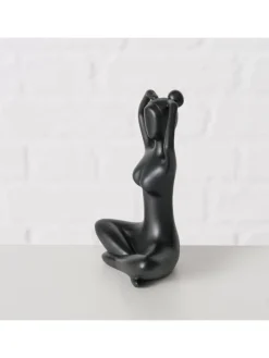 Dekofigur in schwarz