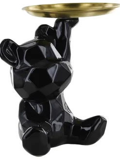 Dekofigur in Schwarz - (H)12 cm