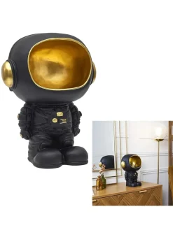 Dekofigur in Schwarz/ Gold - (H)28 cm