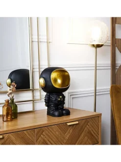 Dekofigur in Schwarz/ Gold - (H)28 cm