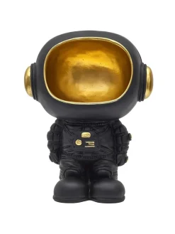 Dekofigur in Schwarz/ Gold - (H)28 cm