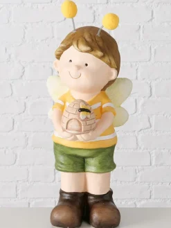 Dekofigur "Miloma" in Gelb/ Grün - (H)46 cm