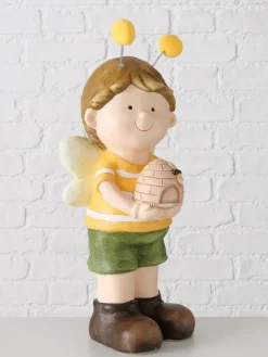 Dekofigur "Miloma" in Gelb/ Grün - (H)46 cm