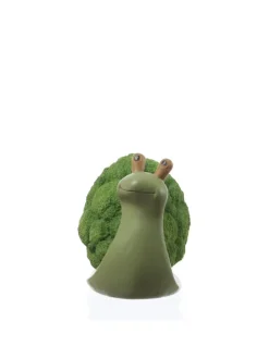 Dekofigur Schnecke Brokkoli Gartendeko für Beet Garten H: 11cm in grün