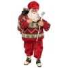 Dekofigur "Weihnachtsmann" in Rot - (H)28 cm
