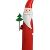 Dekofigur "Weihnachtsmann" in Rot - (H)47 cm