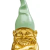Dekofigur "Zwerg" in Grün/ Gold - (H)21 cm