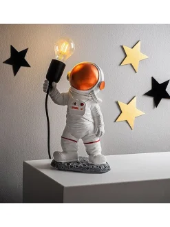 Dekoleuchte "Astronaut" in Weiß - (H)32