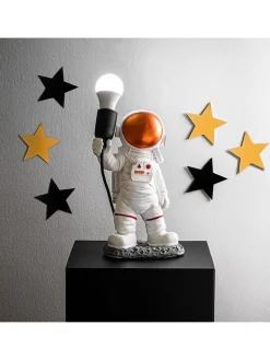 Dekoleuchte "Astronaut" in Weiß - (H)32