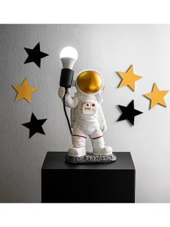 Dekoleuchte "Astronaut" in Weiß - (H)32 cm