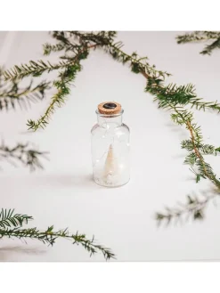 Deko-Leuchte in Weiß - (H)16 x Ø 8 cm