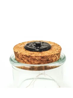 Deko-Leuchte in Weiß - (H)16 x Ø 8 cm