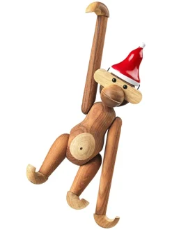 Dekoobjekt in Rot/ Weiß - (H)8 cm