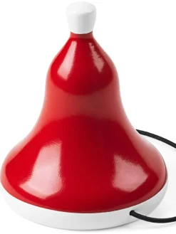 Dekoobjekt in Rot/ Weiß - (H)8 cm