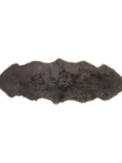 Dekorationslammfell in Grau