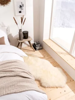 Dekorationslammfell in Natur