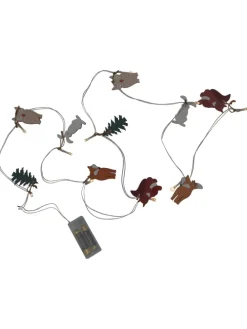 Dekorative Lichterkette mit Tiermotiven 'Forest Friends', Batterie, Ho
