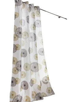 Dekoschal in Creme/ Braun