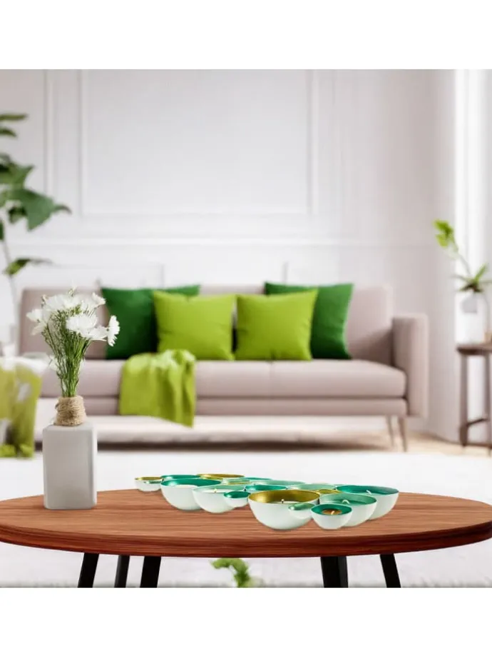 Dekoschale BUBBLELIGHT24 in Grün