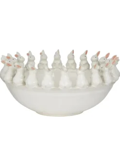 Deko-Schale CIRCLE OF FRIENDS in Weiß