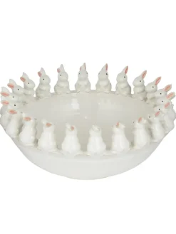 Deko-Schale CIRCLE OF FRIENDS in Weiß