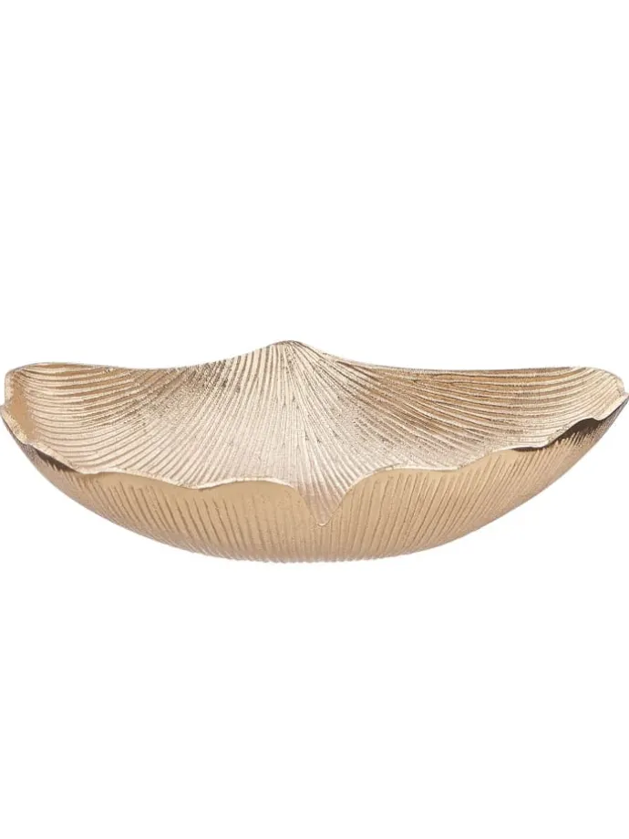Dekoschale GOLDEN NATURE Ginkoblatt in Gold