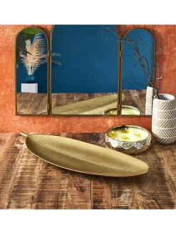 Dekoschale in Gold - (L)59,5 x (B)22 cm