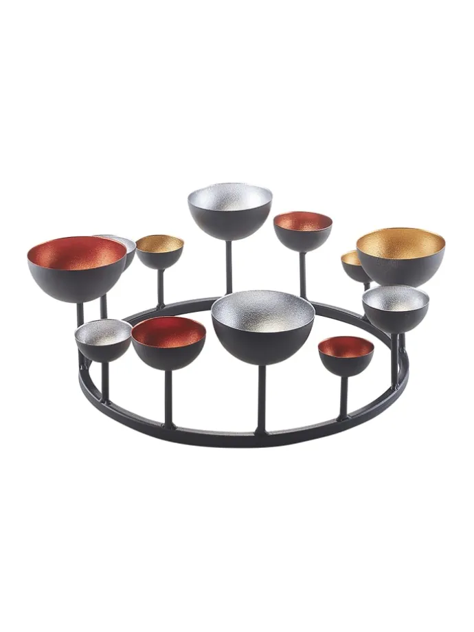 Dekoschale KerzenHUGO24 in Rot