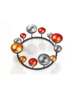 Dekoschale KerzenHUGO24 in Rot