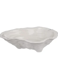 Deko-Schale OYSTER in Weiß