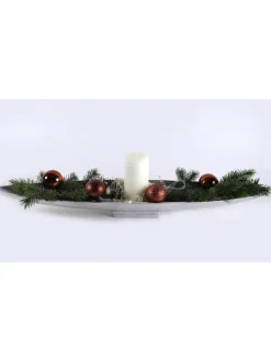 Dekoschale SILVBOAT80 in Silber