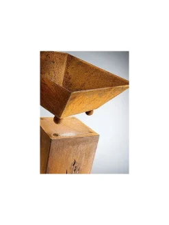 Dekoschale SQUAREPLANT in Braun