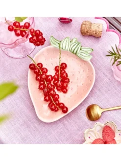 Deko-Schale STRAWBERRY 4er-Set in Pink