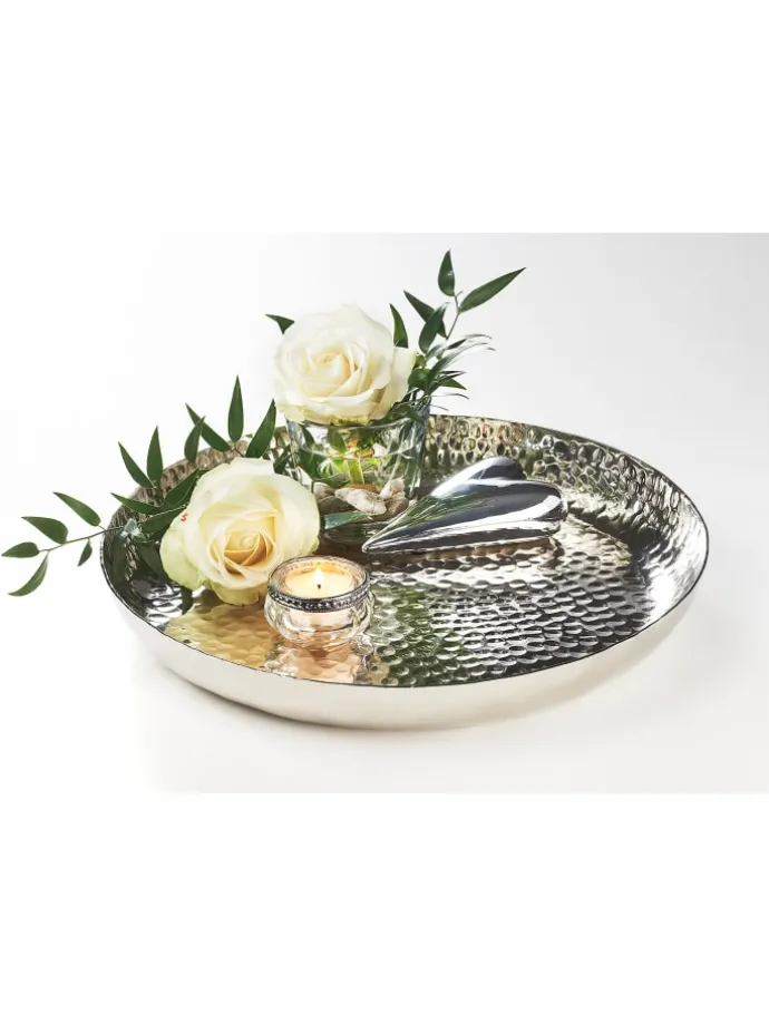 Dekoschale XMASTRAY34 in Silber