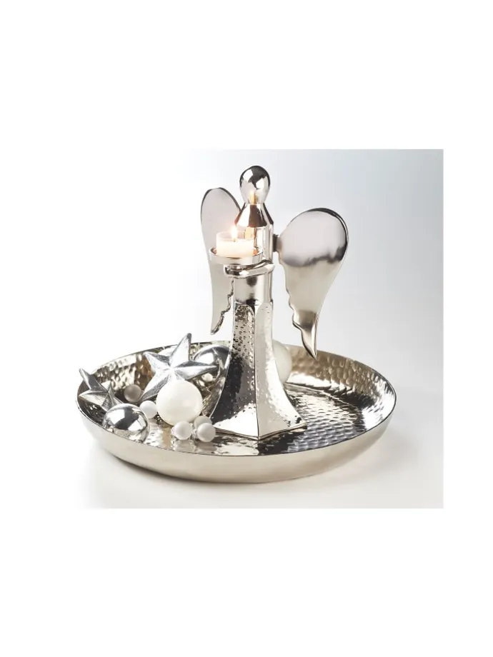 Dekoschale XMASTRAY34 in Silber