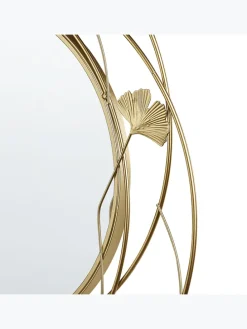 Dekospiegel ANGLET in Gold - (W) 46 x (H) 49 x (L) 2 cm