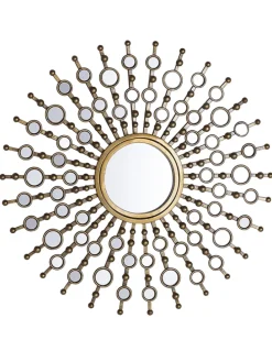 Dekospiegel BLOIS in Gold - (W) 70 x (H) 70 x (L) 3 cm