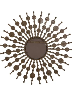 Dekospiegel BLOIS in Gold - (W) 70 x (H) 70 x (L) 3 cm