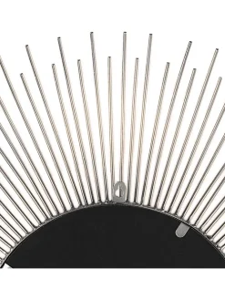 Dekospiegel CILLY in Silber - (W) 80 x (H) 80 x (L) 3 cm