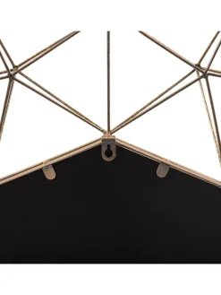 Dekospiegel GAILLAC in Gold - (W) 80 x (H) 80 x (L) 6 cm