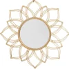 Dekospiegel MILLY in Gold - (W) 67 x (H) 67 x (L) 4 cm