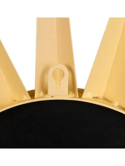 Dekospiegel PERELLI in Gold - (W) 60 x (H) 60 x (L) 3 cm