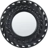 Dekospiegel TIERGA in Schwarz - (W) 60 x (H) 60 x (L) 6 cm